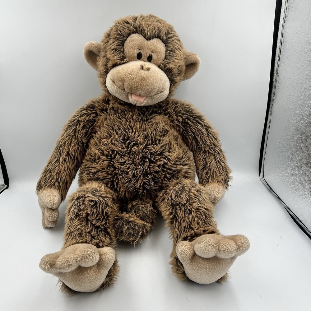 Vtg Gund 2625 Newly Monkey Chimp 24" Stuffed Plush w/Tounge Sticking Out Rare